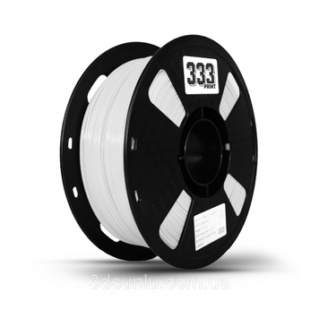 PETG Філамент 333print 1.75mm White / Білий 1 кг 208-1kg фото