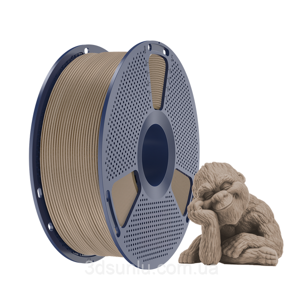 SUNLU PLA Wood Дерево 1 кг - пластик/філамент для 3D-принтера Filament 1.75mm 1 KG 2663643829 фото