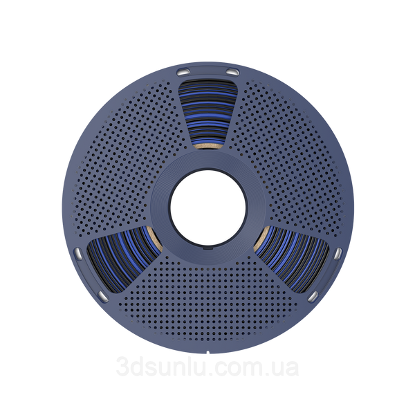 Silk PLA+ Dual Color Black Blue/Шовковий PLA+ Двокольоровий Чорно-Синій 1кг 2664510967 фото